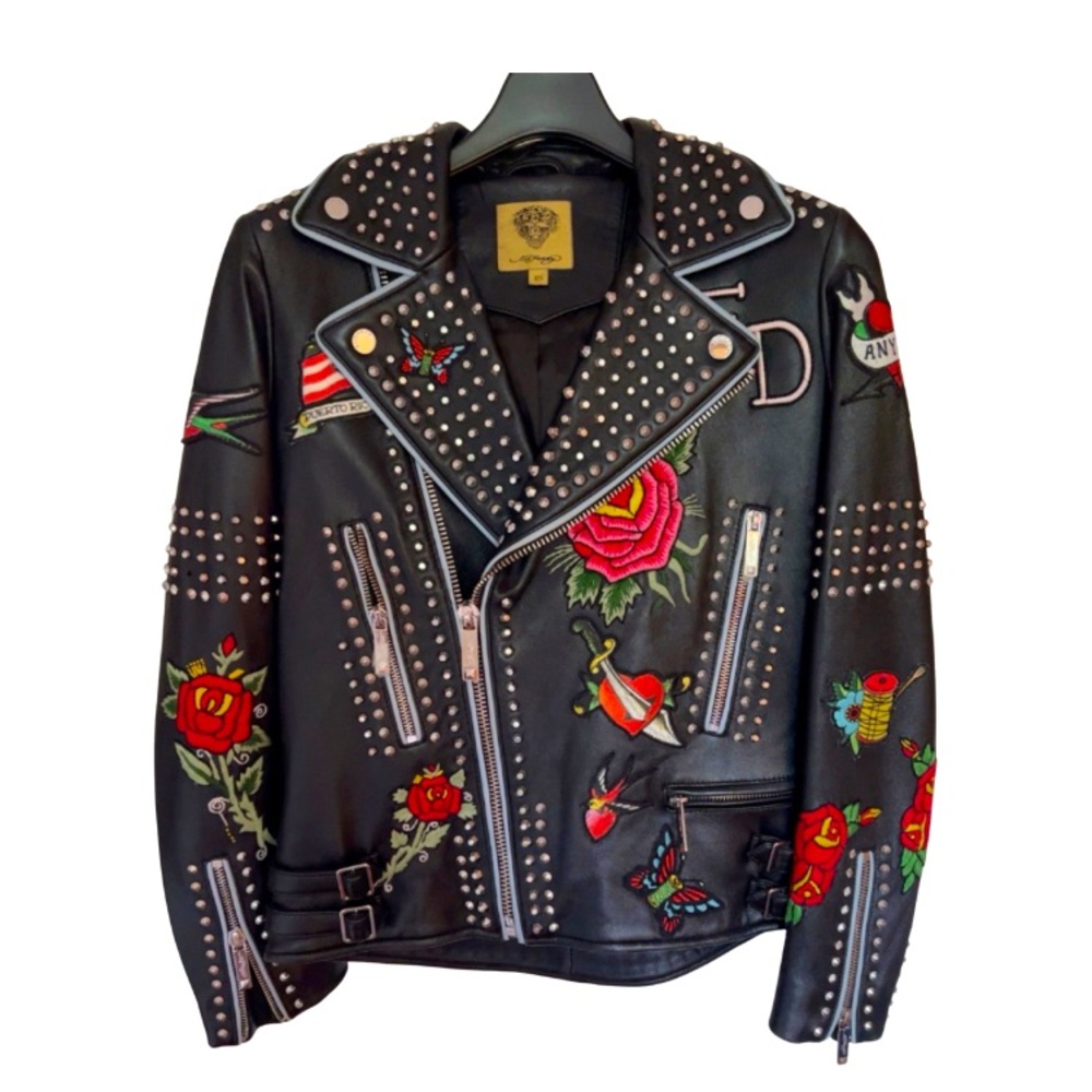 Ed Hardy leather jacket limited edition